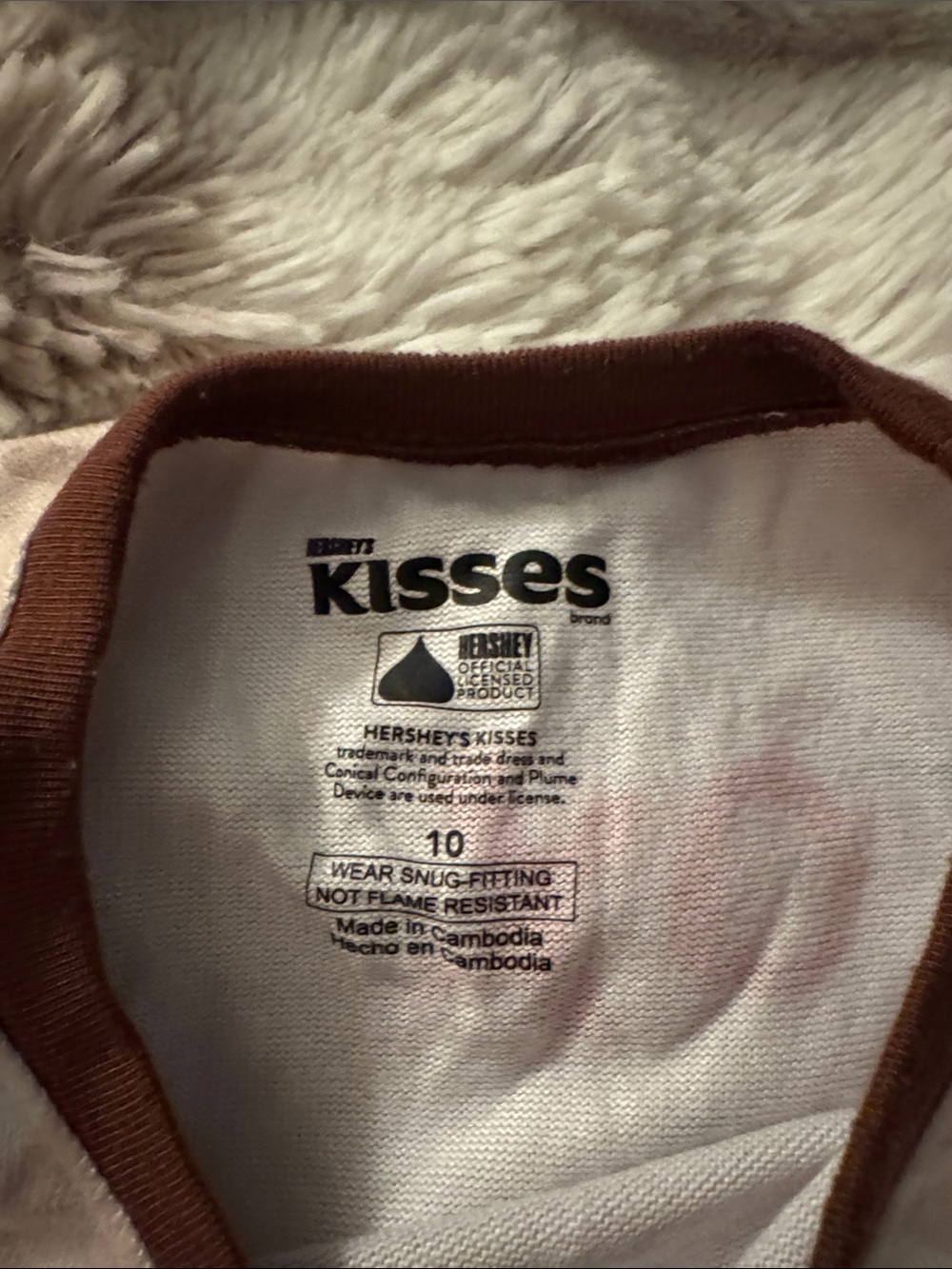 Kids Hershey 'XO' Fleece Pajama Set - Picture 3 of 4